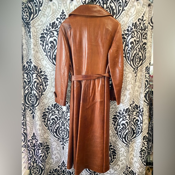 Napa y Ante Leather Trench Coat - Picture 7 of 9